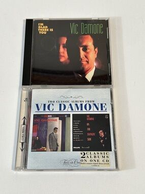 2 VIC DAMONE CDS - IM GLAD THERE IS YOU / 2 CLASSIC ALBUMS IN 1 CD - 1994 / 1998